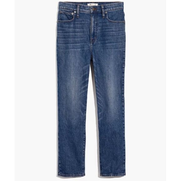 Madewell Classic Medium Wash Straight Leg Jeans - Size 26 - Picture 4 of 6
